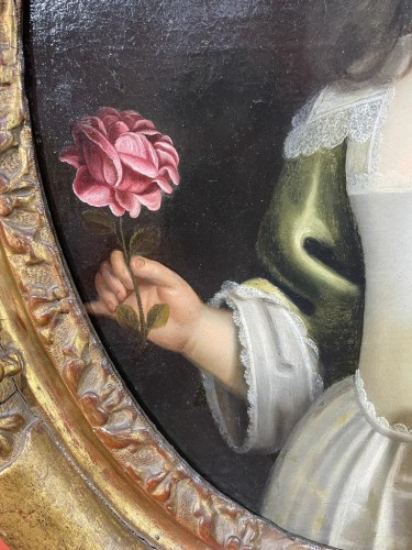XVIIe siècle - Portrait de jeune fille, XVIIe siècle