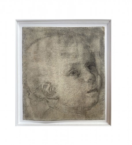 Study Of A Child's Head, attributed To Cesare Da Sesto (1447 - 1523)