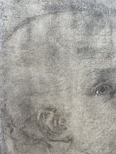 Etude de tête d'enfant, attribué à Cesare Da Sesto (1447 - 1523) - Tableaux et dessins Style Renaissance