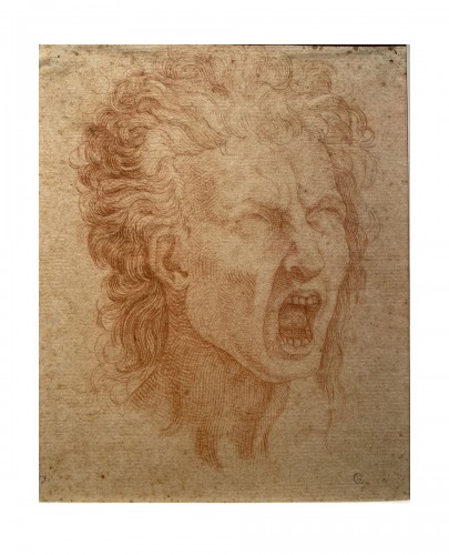 Italian School, 17th Century - Study after Michealngelo