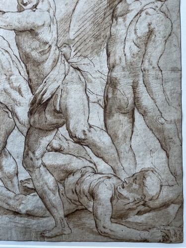 Paintings & Drawings  - Jacopo Zanguidi Dit Bertoja (1544 - 1574) - Important 16th Century Drawing