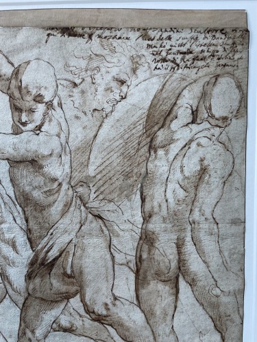 Jacopo Zanguidi Dit Bertoja (1544 - 1574) - Important dessin du XVIe siècle - Poncelin de Raucourt Fine Arts