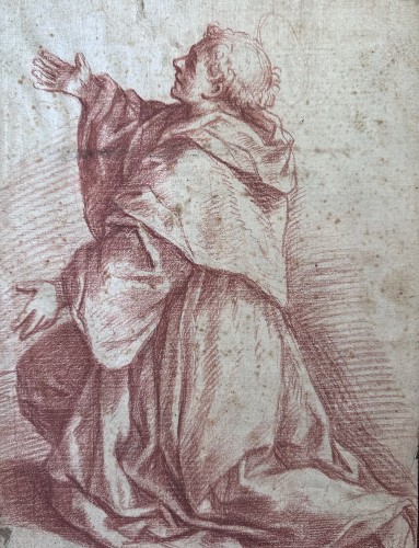 Study for the vision of Saint Anthony, Italian School From The 17th Century