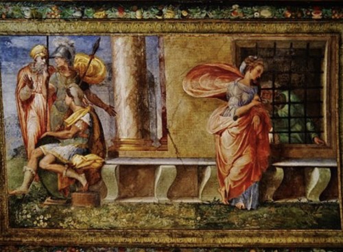 <= 16th century - Study of Pallas Athena - Ambrogio Giovanni Figino (1553 - 1608)
