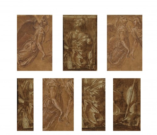 Study of Pallas Athena - Ambrogio Giovanni Figino (1553 - 1608) - Renaissance