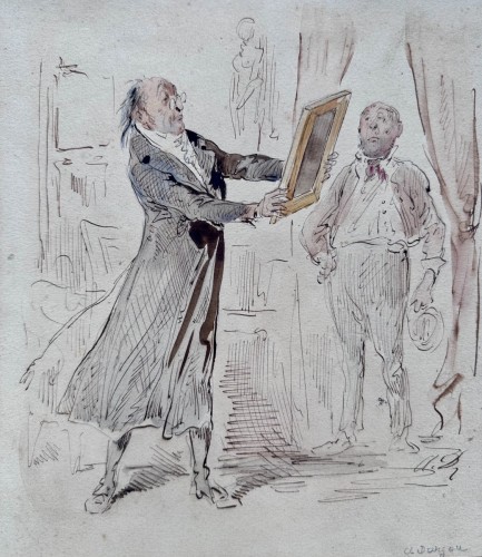 XIXe siècle - Henri-alfred Darjou (1832 – 1874) - L’antiquaire