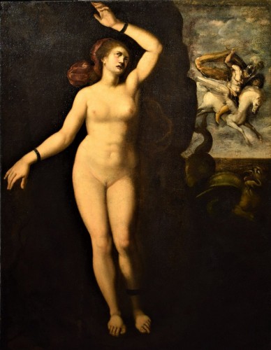 Late 16th Century Florentine School Perseus Freeing Andromeda