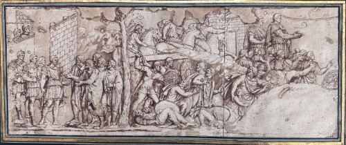 Italian School From The 16th Century (pirro Ligorio (1513-1583)?) - Scene F