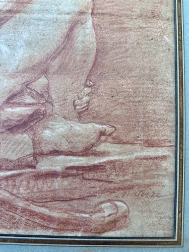 Tableaux et dessins Tableaux XVIIIe siècle - Attribué à Charles-joseph Natoire (1700 – 1777) - Académie d’un homme
