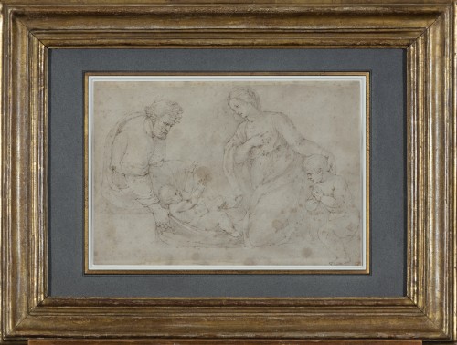 La Sainte Famille, atelier de Raffaello Sanzio, dit Raphael (1483 – 1520) 