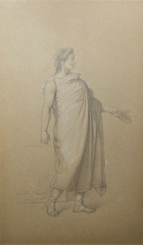 Jean Auguste Dominique Ingres (1780–1867) - Study Of The Vestal