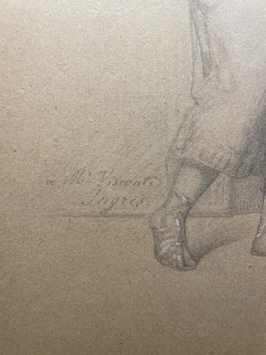 Jean Auguste Dominique Ingres (1780–1867) - Study Of The Vestal - 