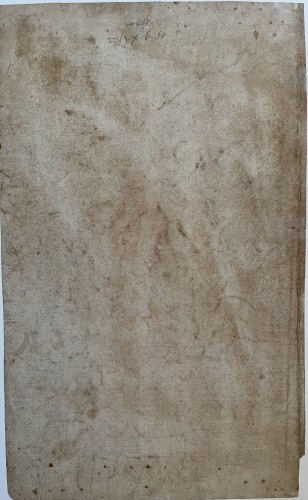 XVIIe siècle - Études pour une figure féminine agenouillée, atelier de Carlo Maratti ou Maratta (1625 – 1713)