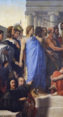 Paintings & Drawings  - Apelles holding his palette and brushes, attributed To Jean-auguste-dominique Ingres (1780 – 1867)