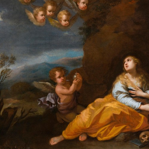 Nicolas Loir (1624 – 1679) - Saint Mary Magdalene The Penitent - Paintings & Drawings Style Louis XIV