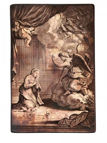 Pierre-mathieu Ogier (active Between 1676 And 1709) - Engraved copper plate, dated 1691