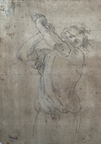 Study of a Male Executione, Roman School circa 1590–1620 - Paintings & Drawings Style Renaissance