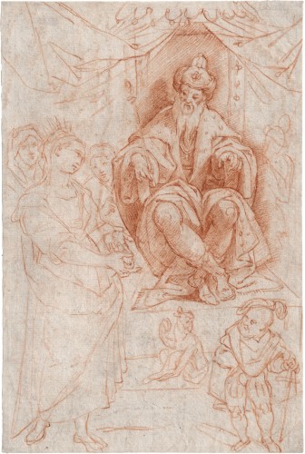 Italian School, of the 17th Century - Study After The Frescoes Of B. Lanino