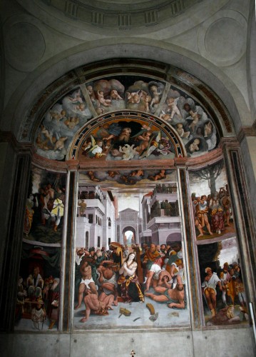 Italian School, of the 17th Century - Study After The Frescoes Of B. Lanino - Paintings & Drawings Style Louis XIII