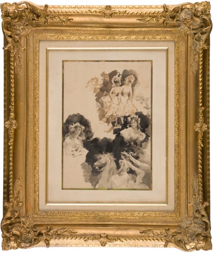 Études de femmes, Attribué à Giovanni Boldini (1842–1931)