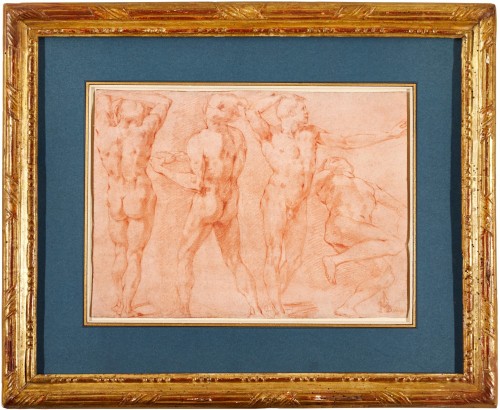 Paintings & Drawings  - Andrea Boscoli (1560 – 1608) - Four Male Nudes