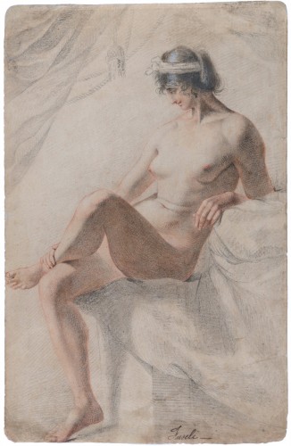 Étude de nue, entourage de Johann Heinrich Füssli (1741 – 1825)