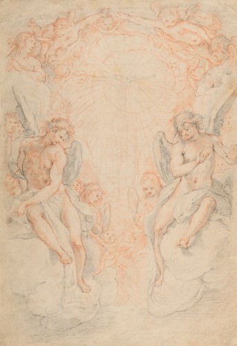 Federico Zuccaro (vers 1540/42 – 1609) - Le Saint-Esprit entouré d’anges