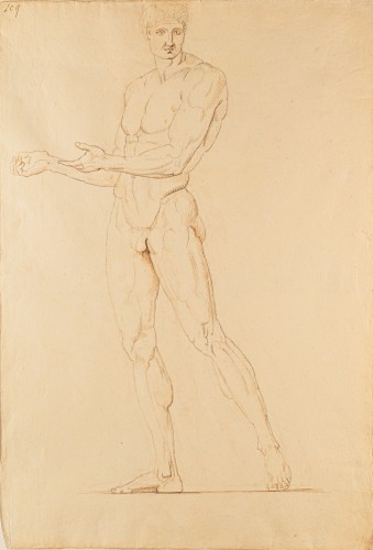 Antonio Canova – Étude monumentale de nu masculin, vers 1790