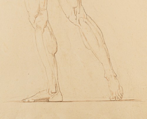 XVIIIe siècle - Antonio Canova – Étude monumentale de nu masculin, vers 1790