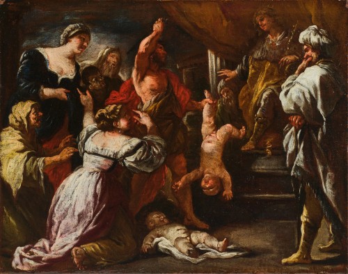 Luca GIORDANO (1634 – 1705)  The Judgement of Solomon, circa 1670