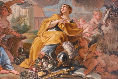 Paintings & Drawings  - Alexandre Ubelesqui (1649 – 1718) -  Allegory of the Peace of Nijmegen