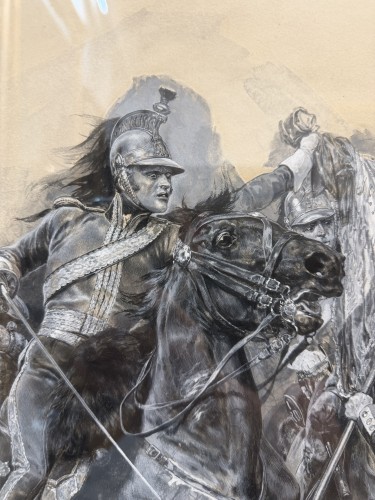 XIXe siècle - Richard Caton Woodville (1856 - 1927), le capitaine Kennedy capturant l’Aigle