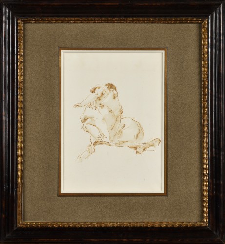 Giambattista Tiepolo (1696–1770) – Two Figures Viewed From Below, C. 1758–1