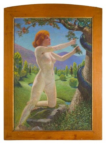 Symbolist School, Circa 1890 – Eve In The Garden Of Eden - Art nouveau