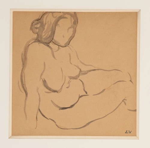 Louis VALTAT (1869 - 1952)  – Seated Nude, c. 1905
