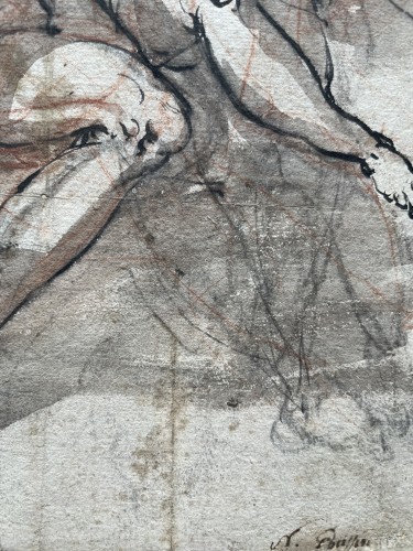 Tableaux et dessins Dessin, Aquarelle & Pastel - L'enlèvement de Proserpine - École Vénitienne du XVIe siècle