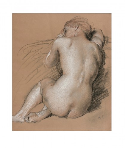 Antoine Calbet (1860-1942) - Femme nue vue de dos