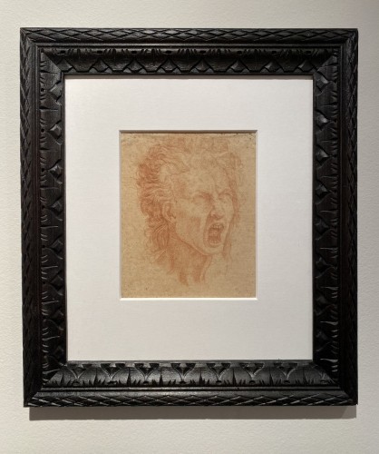 Italian School, 17th Century - Study after Michelangelo - Paintings & Drawings Style Louis XIII