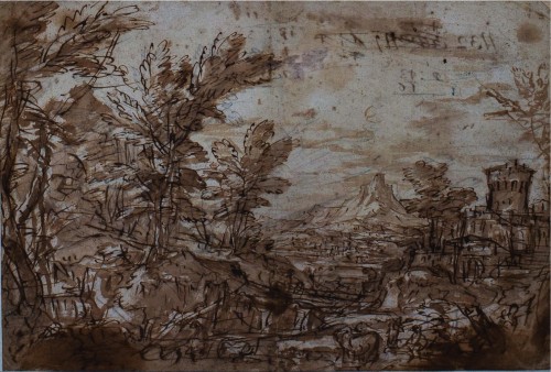 Attribué à Marco RICCI (1676 – 1729) - Paysage