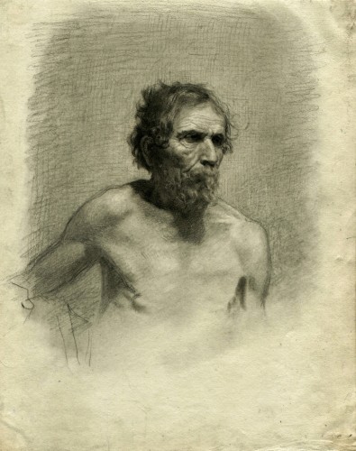 Henry Ossawa Tanner (1859 - 1937) - Study Of A Bearded Man