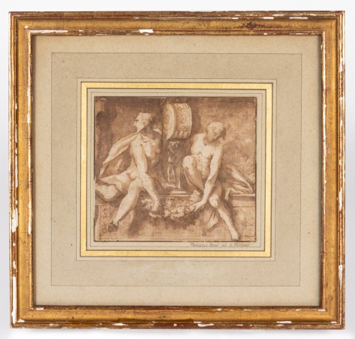 Étude pour une fresque - Attribué à Francesco Penni (1488-1528) - Poncelin de Raucourt Fine Arts