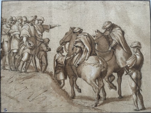 Francesco Ubertini Bacciacca (1494/95-1557) - Dessin recto Verso