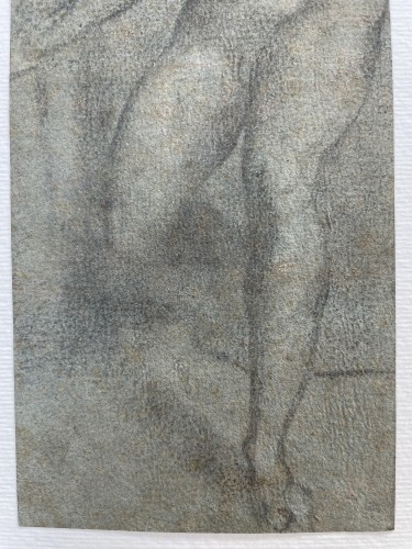 Tableaux et dessins Dessin, Aquarelle & Pastel - Attribué à Bartolomeo Schedoni (1578-1615) - Etude de jeune homme nu