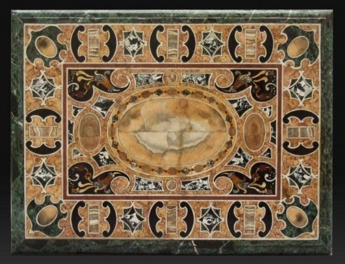 XVIIe siècle - Plateau de marbre, Italie  1580-1600