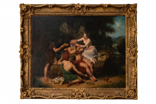 Drunken Silenus - Jacques Antoine Vallin (1760 - 1831) - Paintings & Drawings Style 
