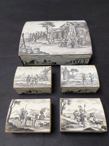 A fine Belgian mid-18th century Spa box - Objects of Vertu Style 