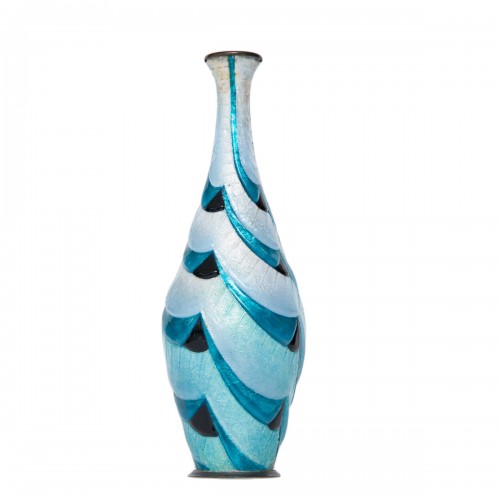 Enameled copper vase - Camille Fauré (1874-1956)