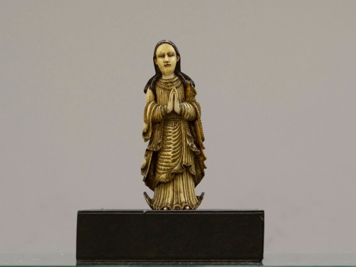 Notre-Dame de la Conception, ivoire hispano philippin - Art sacré, objets religieux Style 