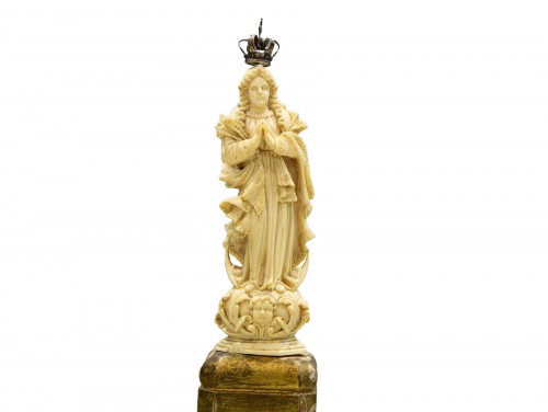 Notre Dame da Conceição, ivoire Indo portugais du XVIIIe siècle