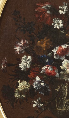 Tableaux et dessins Tableaux XVIIe siècle -  Vase de Fleurs - Nicolas Baudesson (1611 - 1680)